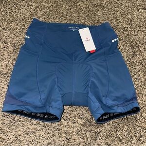 Baleaf women's Navy Athletic Padded Cycling Shorts